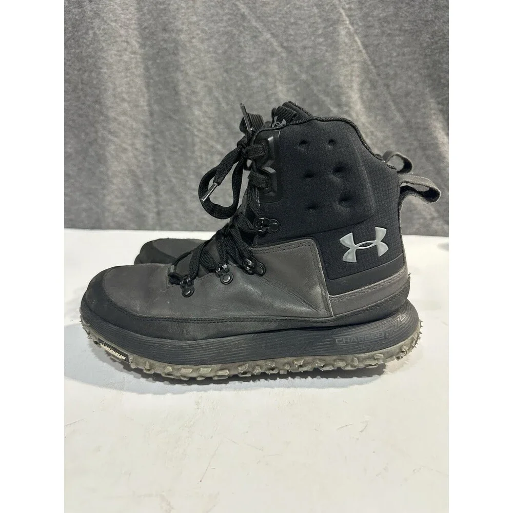 Under Armour Boots Fat Tire Govie Grey Black Michelin 1299193-100 Men’s Size 9
